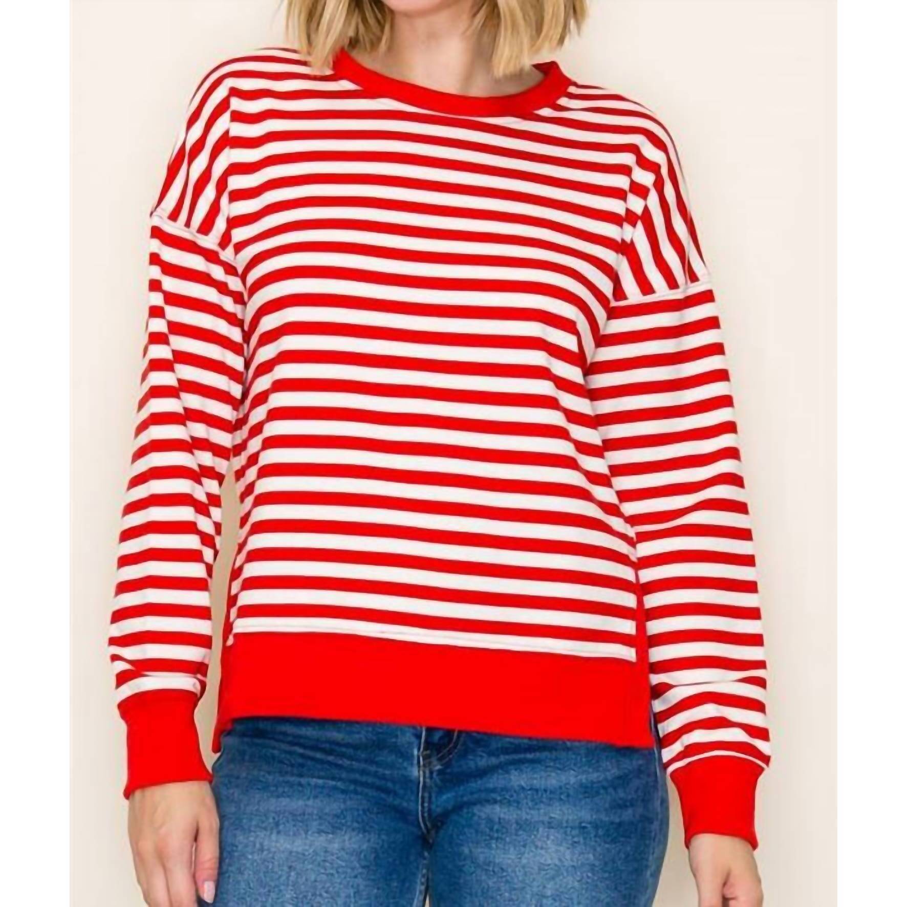 New Staccato Parry Top In Red